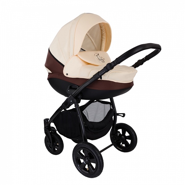 Детская универсальная коляска Tutis Tapu-Tapu 3 в 1 - беж/шоколад