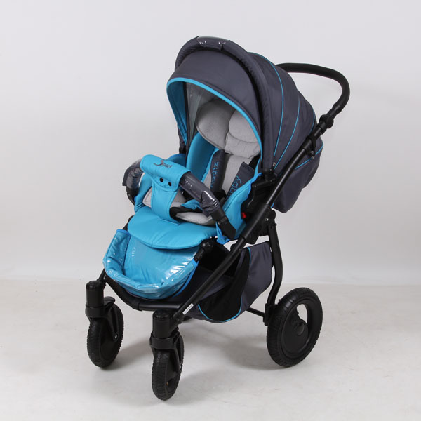 Прогулочная коляска Tutis Zippy Sport Plus - серый/бирюза