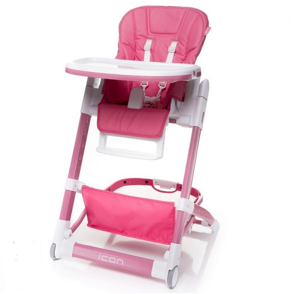 Детский стульчик для кормления 4Baby ICON - pink