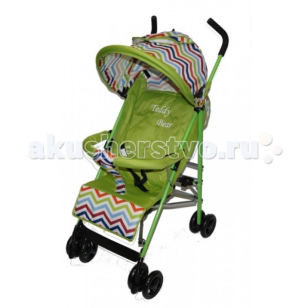 Детская прогулочная коляска Мишутка SL 102 - зеленая