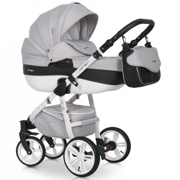 Детская универсальная коляска Riko Nano Ecco 3 в 1 - 02 carbon