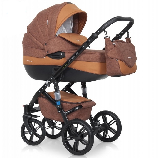 Детская универсальная коляска Riko Brano Nature 3 в 1 - 06 copper