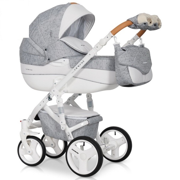 Детская универсальная коляска Riko Brano Luxe 3 в 1 - 05 grey fox