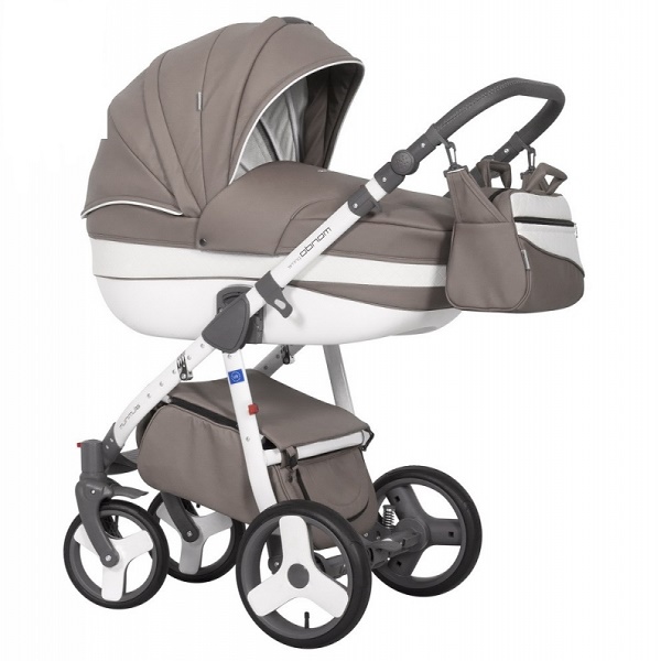 Детская универсальная коляска Riko Mondo Prime 2 в 1 - 06 cappuchino