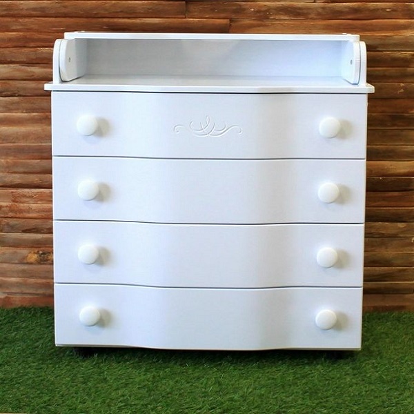 Комод пеленальный Miracolo Viva - white