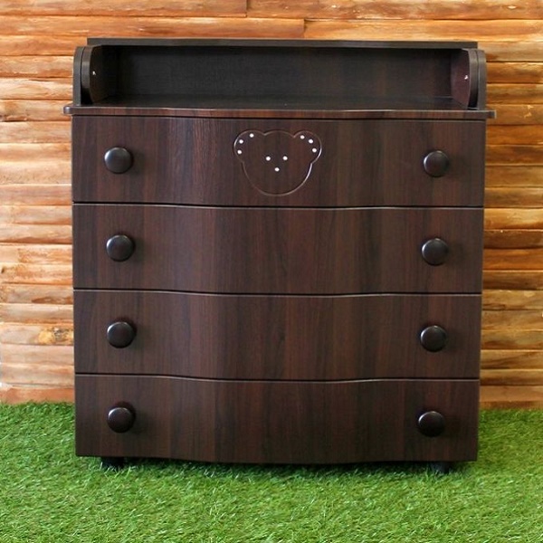 Комод пеленальный Miracolo Paola - mahagony