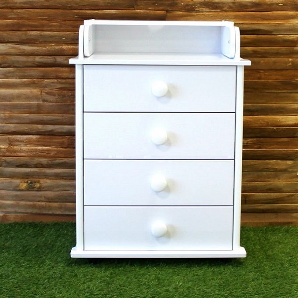 Комод пеленальный Miracolo Lilia - white