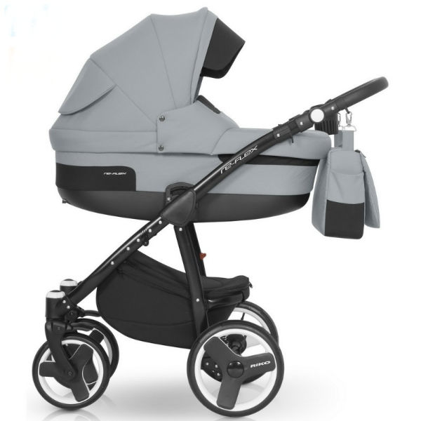 Детская универсальная коляска Riko Re-Flex 2 в 1 - grey fox