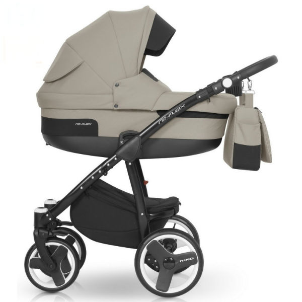 Детская универсальная коляска Riko Re-Flex 2 в 1 - latte