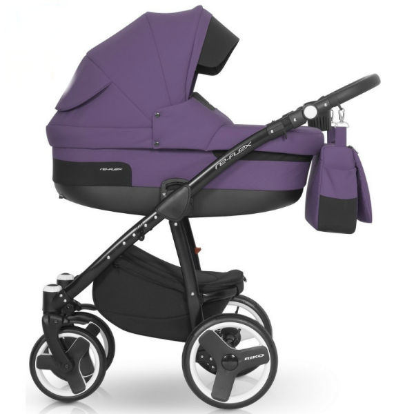 Детская универсальная коляска Riko Re-Flex 2 в 1 - plum