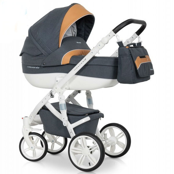 Детская универсальная коляска Riko Vanguard 2 в 1 - denim