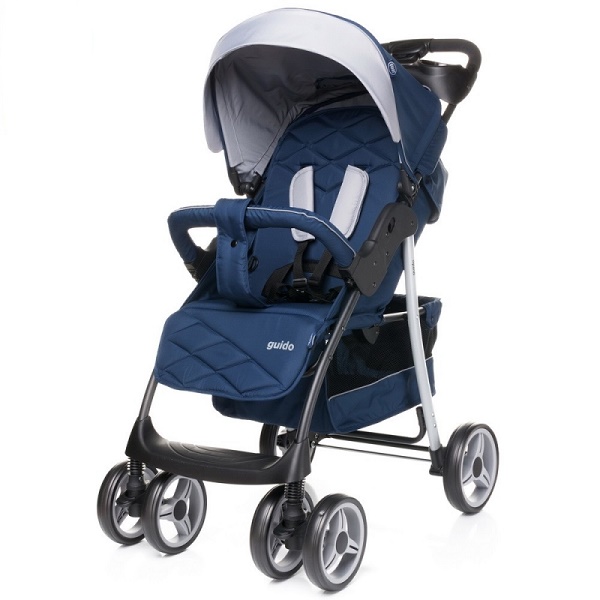 Детская прогулочная коляска 4 Baby Guido 2017 - navy blue
