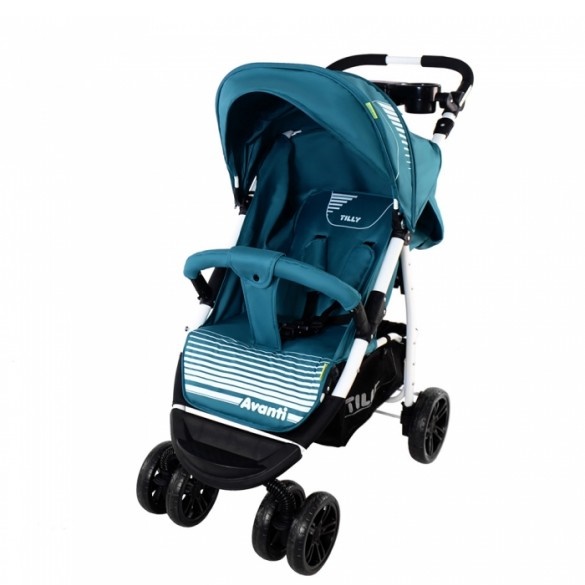 Детская прогулочная коляска Baby Tilly Avanti - green