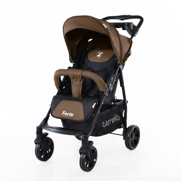 Детская прогулочная коляска Baby Tilly Forte - brown