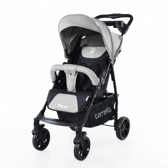 Детская прогулочная коляска Baby Tilly Forte - grey