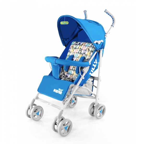 Детская прогулочная коляска Baby Tilly Rider - blue