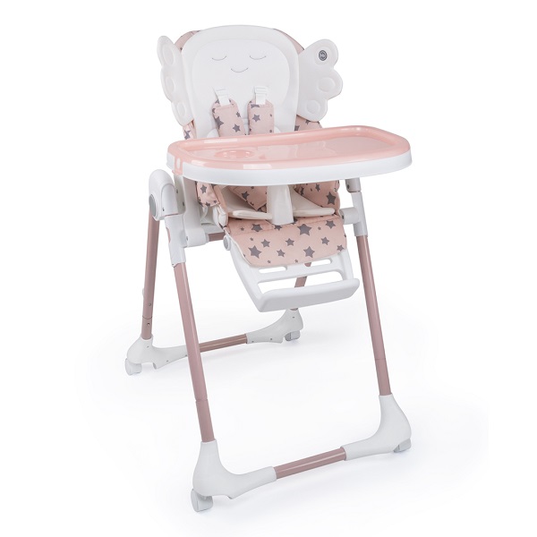 Стульчик для кормления Happy Baby Wingy - pink