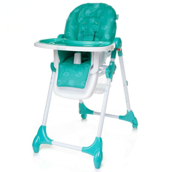 Стульчик для кормления 4Baby Decco - turkus