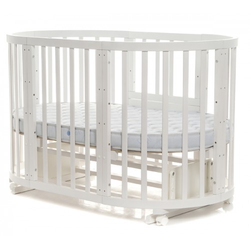 Детская кроватка Noony Cozy 6 в 1 - белый