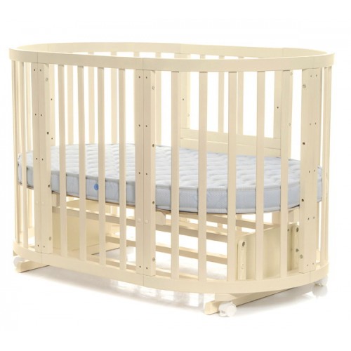 Детская кроватка Noony Cozy 6 в 1 - слоновая кость