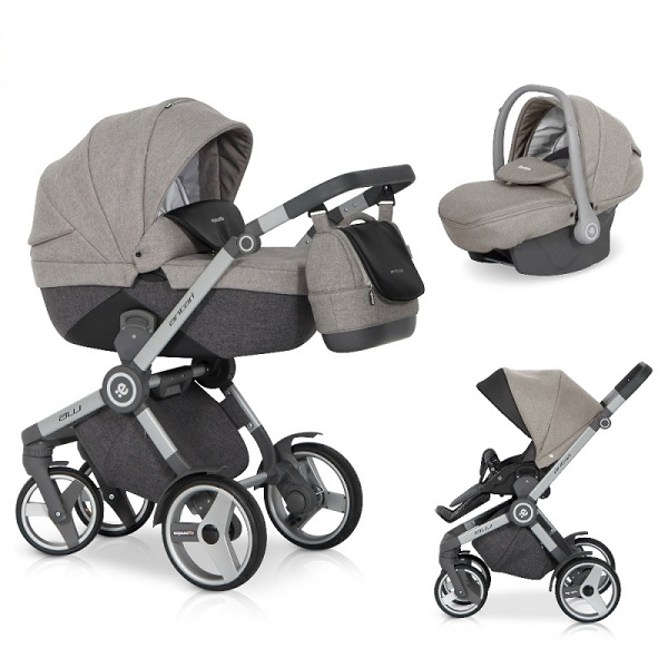 Детская универсальная коляска Riko (Expander) Antari 3 в 1 - grey fox