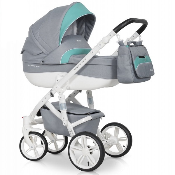 Детская универсальная коляска Riko Vanguard 3 в 1 - malachite