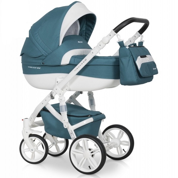 Детская универсальная коляска Riko Vanguard 3 в 1 - adriatic