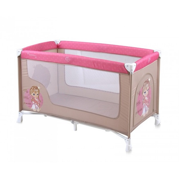 Манеж игровой Lorelli Nanny 1 - beige rose princess