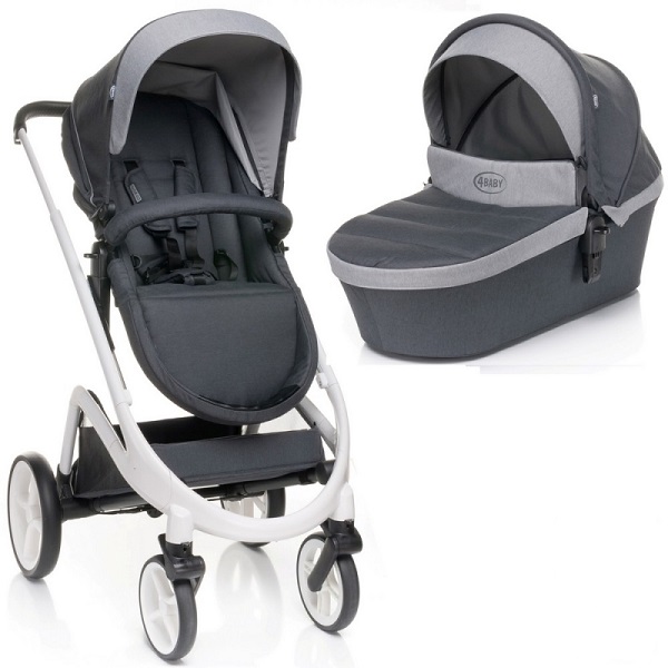 Детская универсальная коляска 4Baby Cosmo 2 в 1 - dark grey