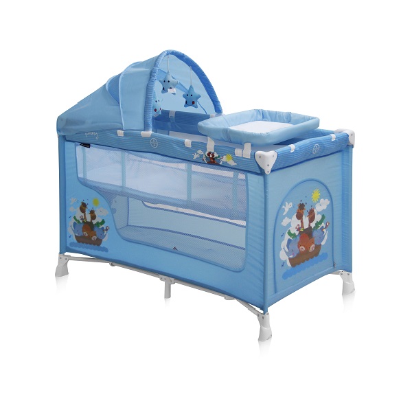 Манеж-кровать Lorelli Nanny 2 Plus - blue