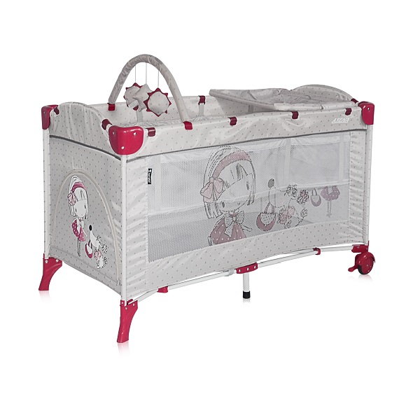 Манеж-кровать Lorelli Arena 2 Plus - silver