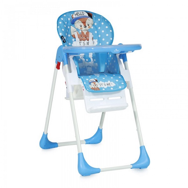 Детский стульчик для кормления Lorelli Tutti Frutti - blue baby fox