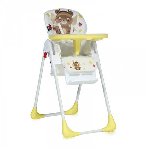 Детский стульчик для кормления Lorelli Tutti Frutti - yellow fairy bear