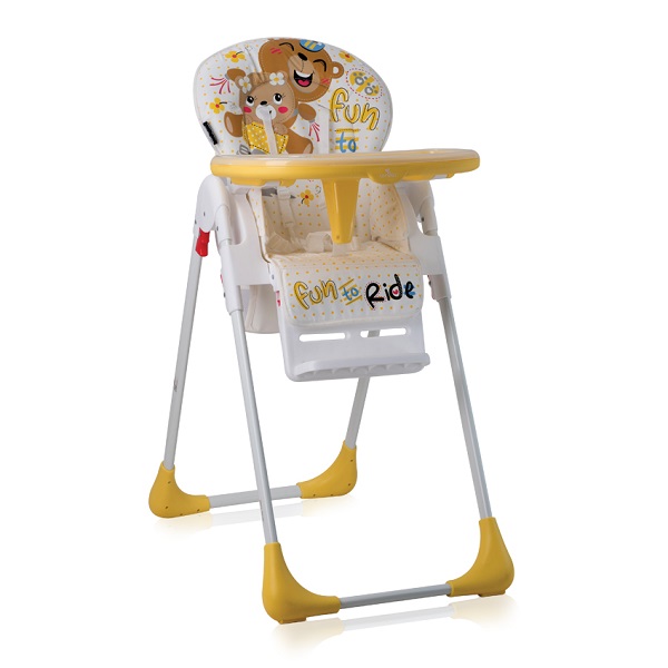 Детский стульчик для кормления Lorelli Tutti Frutti - yellow bears