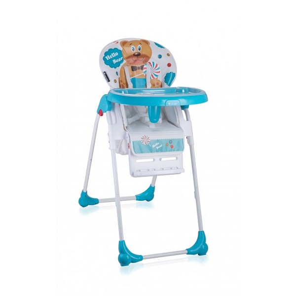 Детский стульчик для кормления Lorelli Oliver - blue hello bear