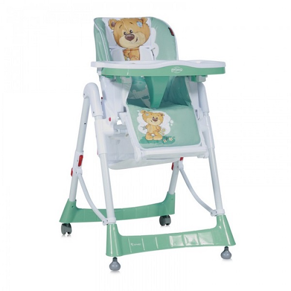 Детский стульчик для кормления Lorelli Primo - green cute bear
