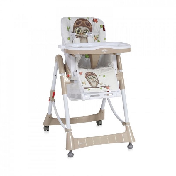 Детский стульчик для кормления Lorelli Primo - beige owl