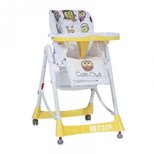 Детский стульчик для кормления Lorelli Primo - yellow cute owle