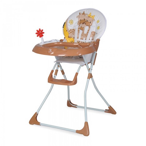 Детский стульчик для кормления Lorelli Jolly - beige yelliw happy family