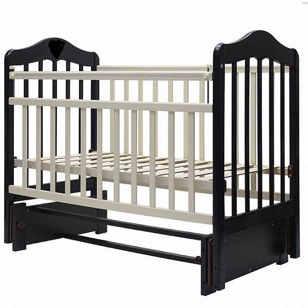 Детская кроватка Лира 5 - венге-слоновая кость