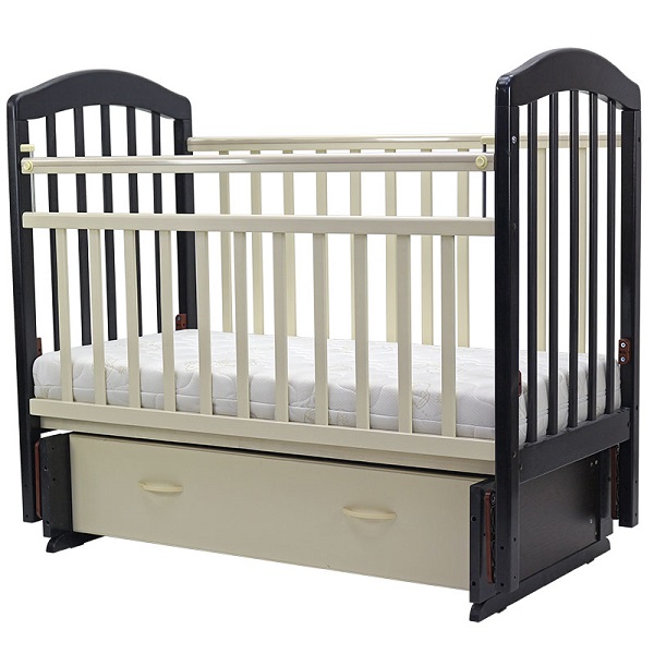 Детская кроватка Топотушки Лира 7 - венге-слоновая кость