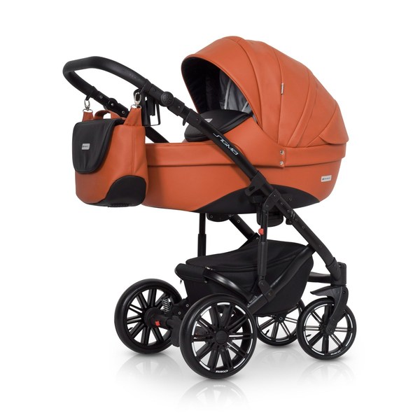 Детская универсальная коляска Riko Sigma 2 в 1 - 04 cognac