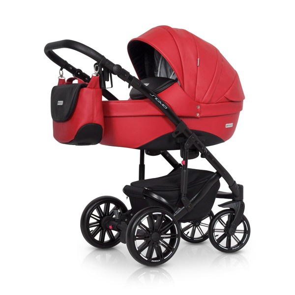 Детская универсальная коляска Riko Sigma 2 в 1 - 06 scarlet