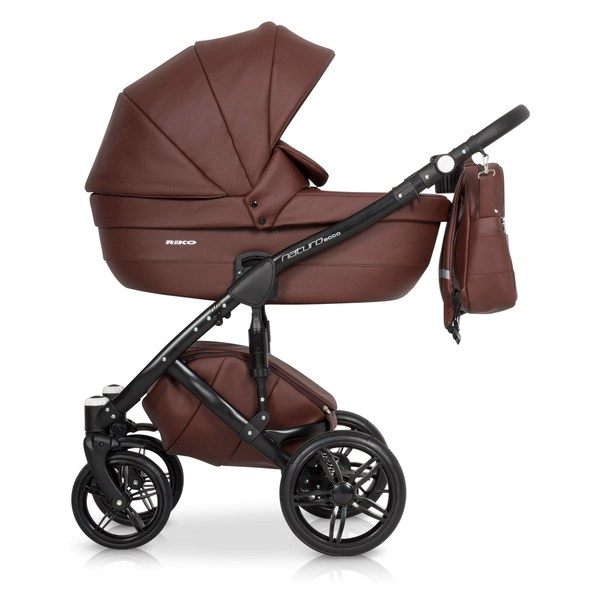 Детская универсальная коляска Riko Naturo Ecco 3 в 1 - 03 chocolate