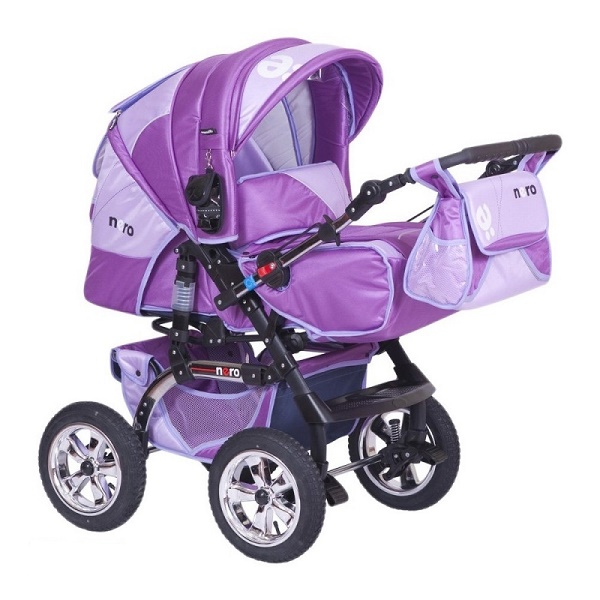 Коляска трансформер Riko Expander Nero - фиолетовый