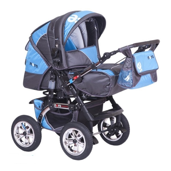 Коляска трансформер Riko Expander Nero - синий
