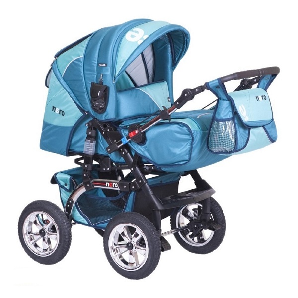 Коляска трансформер Riko Expander Nero - бирюза