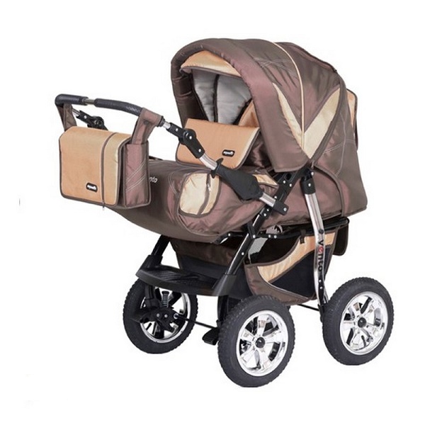 Коляска трансформер Riko Expander Vento - оранжевый