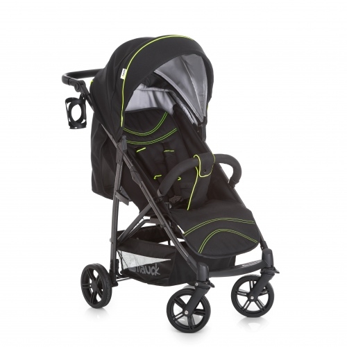 Прогулочная коляска Hauck Rapid 4S - caviar/neon yellow