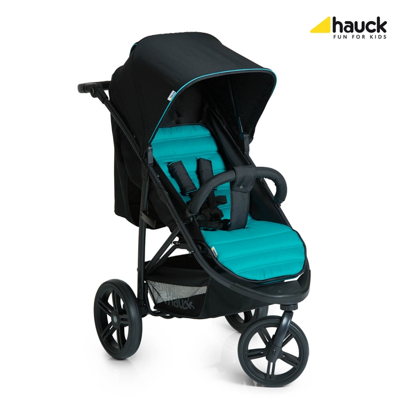 Прогулочная коляска Hauck Rapid 3 - caviar/turkus